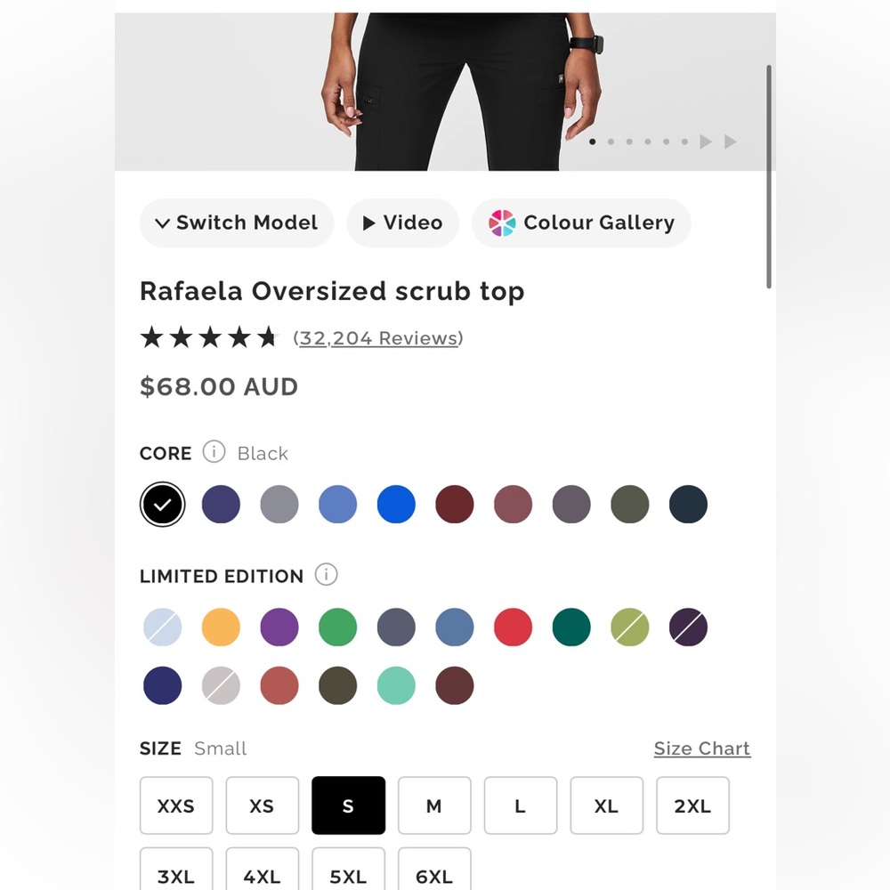 Figs Rafaela Oversized scrub top - Picture 2 of 5